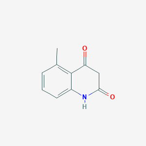 molecular formula C10H9NO2 B13682046 5-Methylquinoline-2,4(1H,3H)-dione 