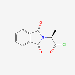 molecular formula C11H8ClNO3 B1368209 phthaloyl-L-alanine chloride CAS No. 4306-25-6