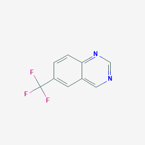 molecular formula C9H5F3N2 B13682097 6-(Trifluoromethyl)quinazoline 