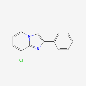 molecular formula C13H9ClN2 B13682139 8-Chloro-2-phenylimidazo[1,2-a]pyridine CAS No. 168837-39-6