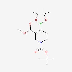 1-Boc-5-(methoxycarbonyl)-1,2,3,6-tetrahydropyridine-4-boronic Acid Pinacol Ester