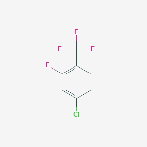 molecular formula C7H3ClF4 B1368260 4-氯-2-氟苯三氟甲基 CAS No. 94444-59-4