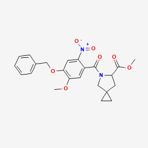 Methyl (S)-5-[4-(Benzyloxy)-5-methoxy-2-nitrobenzoyl]-5-azaspiro[2.4]heptane-6-carboxylate