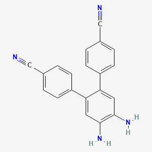 4-[4,5-Diamino-2-(4-cyanophenyl)phenyl]benzonitrile