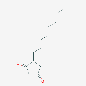 B136828 4-Octylcyclopentane-1,3-dione CAS No. 126624-26-8