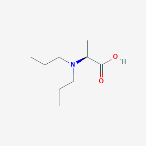 molecular formula C9H19NO2 B1368280 N,N-二丙基-L-丙氨酸 CAS No. 81854-56-0