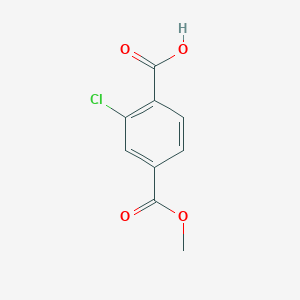 molecular formula C9H7ClO4 B1368300 2-Chloro-4-(methoxycarbonyl)benzoic acid CAS No. 431888-57-2