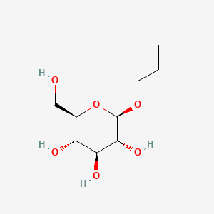 molecular formula C9H18O6 B1368303 丙基 β-D-吡喃葡萄糖苷 CAS No. 34384-77-5