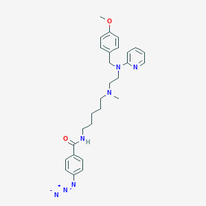 B136833 4-Azidobenzpyramine CAS No. 135408-68-3