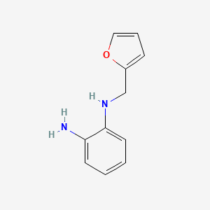 molecular formula C11H12N2O B1368340 N-(2-furanylmethyl)-1,2-benzenediamine 