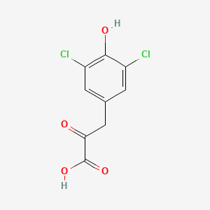 B13683416 3,5-Dichloro-4-hydroxyphenylpyruvate CAS No. 13990-05-1