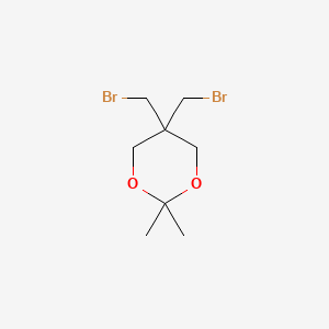 molecular formula C8H14Br2O2 B1368345 5,5-Bis(bromomethyl)-2,2-dimethyl-1,3-dioxane CAS No. 43153-20-4