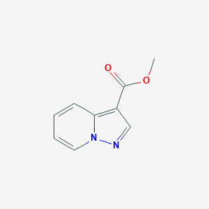 molecular formula C9H8N2O2 B1368360 Methyl pyrazolo[1,5-a]pyridine-3-carboxylate CAS No. 63237-84-3