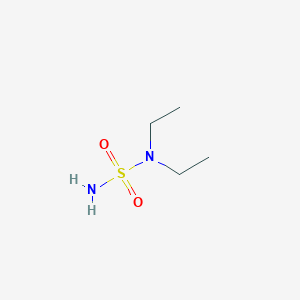 molecular formula C4H12N2O2S B1368387 二乙基氨基磺酰胺 CAS No. 4841-33-2