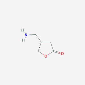 molecular formula C5H9NO2 B1368388 4-(aminomethyl)dihydrofuran-2(3H)-one 