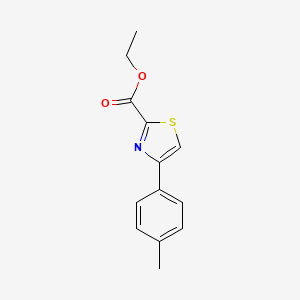 molecular formula C13H13NO2S B1368391 Ethyl 4-(4-methylphenyl)-1,3-thiazole-2-carboxylate CAS No. 53101-01-2