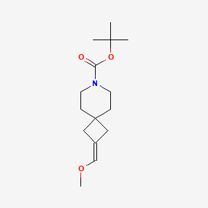 molecular formula C15H25NO3 B13684011 7-Boc-2-(methoxymethylene)-7-azaspiro[3.5]nonane 