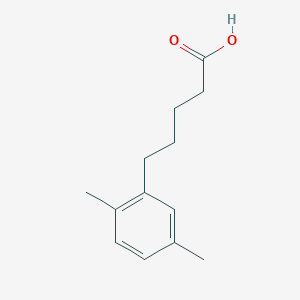 molecular formula C13H18O2 B13684138 5-(2,5-dimethylphenyl)pentanoic Acid 