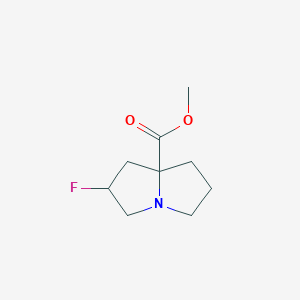 Methyl 2-fluoro-1,2,3,5,6,7-hexahydropyrrolizine-8-carboxylate