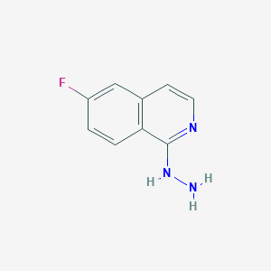 6-Fluoro-1-hydrazinylisoquinoline