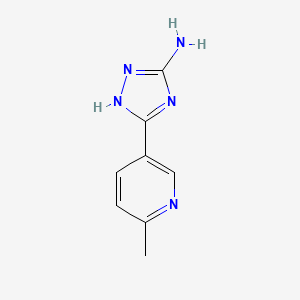 5-Amino-3-(6-methyl-3-pyridyl)-1H-1,2,4-triazole