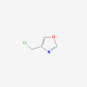 molecular formula C4H4ClNO B1368424 4-(Clorometil)oxazol CAS No. 767628-89-7