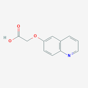 molecular formula C11H9NO3 B1368426 2-(Quinolin-6-yloxy)acetic acid 