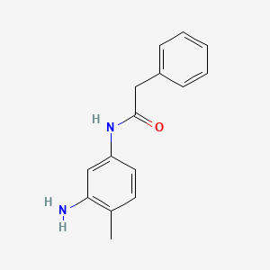 B1368484 N-(3-Amino-4-methylphenyl)-2-phenylacetamide CAS No. 1016790-80-9