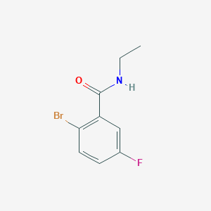 molecular formula C9H9BrFNO B1368527 2-溴-N-乙基-5-氟苯甲酰胺 CAS No. 951884-09-6