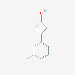 molecular formula C11H14O B13685478 3-(m-Tolyl)cyclobutanol 