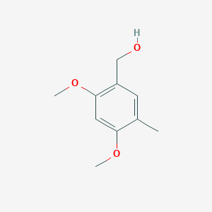 molecular formula C10H14O3 B1368550 (2,4-Dimethoxy-5-methylphenyl)methanol 