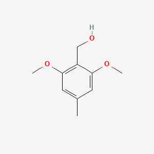molecular formula C10H14O3 B1368552 (2,6-Dimethoxy-4-methylphenyl)methanol CAS No. 875664-51-0
