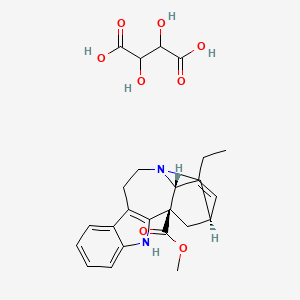 molecular formula C25H30N2O8 B1368553 Catharanthine tartrate 