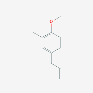 molecular formula C11H14O B1368556 3-(4-甲氧基-3-甲基苯基)-1-丙烯 CAS No. 40793-86-0