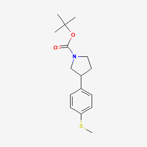 1-Boc-3-[4-(methylthio)phenyl]pyrrolidine