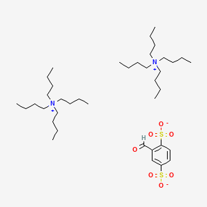 molecular formula C39H76N2O7S2 B13685585 Tetrabutylammonium 2-formylbenzene-1,4-disulfonate 