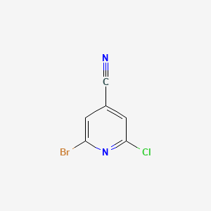 2-Bromo-6-chloroisonicotinonitrile