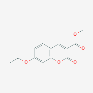 molecular formula C13H12O5 B13685647 Methyl 7-Ethoxy-2-oxo-2H-chromene-3-carboxylate 