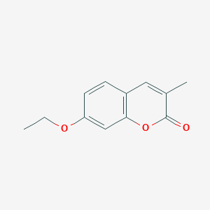 molecular formula C12H12O3 B13685665 7-Ethoxy-3-methyl-2H-chromen-2-one 