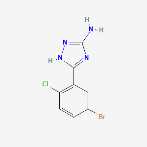 5-Amino-3-(5-bromo-2-chlorophenyl)-1H-1,2,4-triazole