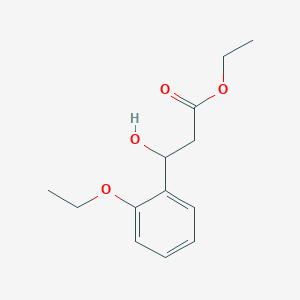 Ethyl 3-(2-ethoxyphenyl)-3-hydroxypropanoate