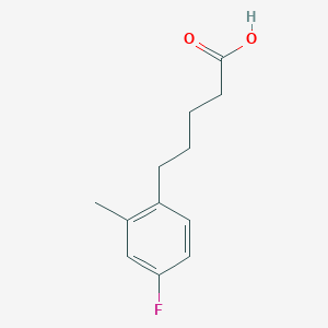 5-(4-Fluoro-2-methylphenyl)pentanoic Acid