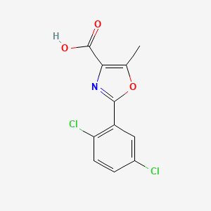 2-(2,5-Dichlorophenyl)-5-methyloxazole-4-carboxylic Acid