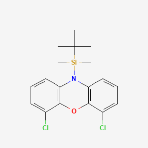 10-(tert-Butyldimethylsilyl)-4,6-dichloro-10H-phenoxazine