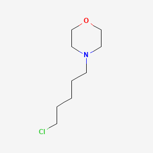 molecular formula C9H18ClNO B13685863 4-(5-Chloropentyl)morpholine 