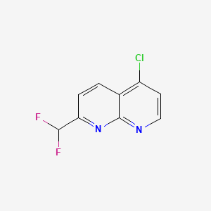 5-Chloro-2-(difluoromethyl)-1,8-naphthyridine