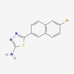 2-Amino-5-(6-bromo-2-naphthyl)-1,3,4-thiadiazole