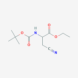 Ethyl 2-(Boc-amino)-3-cyanopropanoate