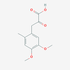 3-(4,5-Dimethoxy-2-methylphenyl)-2-oxopropanoic acid