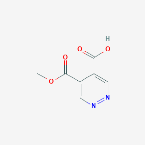 5-(Methoxycarbonyl)pyridazine-4-carboxylic Acid